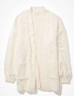 Oversized hotsell cream cardigan