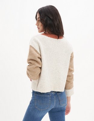 AE Colorblock Cardigan