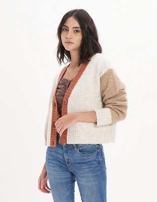 AE Colorblock Cardigan