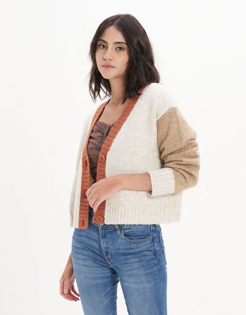 Женские кардиганы American Eagle AE Colorblock Cardigan