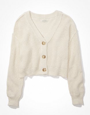 AE Soft Cozy Fairisle Button Up Cardigan