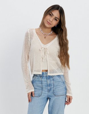 AE Tie-Front Cardigan
