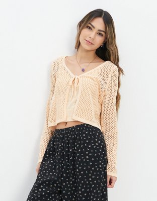 AE Whoa So Soft Tie-Front Cardigan