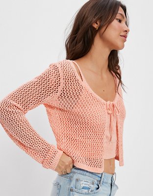 AE Whoa So Soft Tie-Front Cardigan