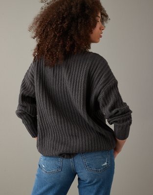 AE Oversized Crew Neck Sweater