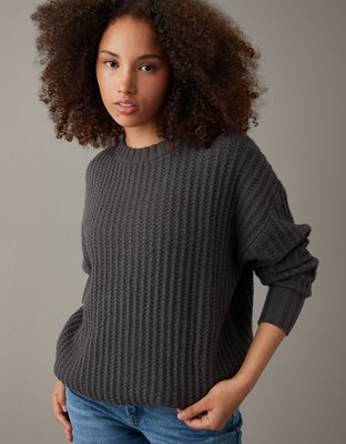 Crew neck 2025 oversized sweater