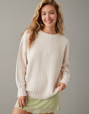 AE Oversized Crew Neck Sweater