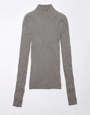 AE Ribbed Mock Neck Sweater