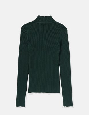 AE Ribbed Mock Neck Sweater