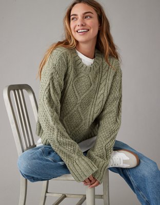 AE Cable Knit Sweater