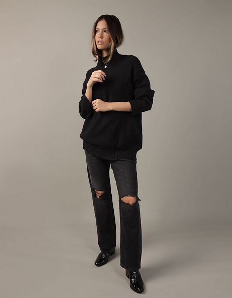 Женские свитеры American Eagle AE Mock Neck Sweater
