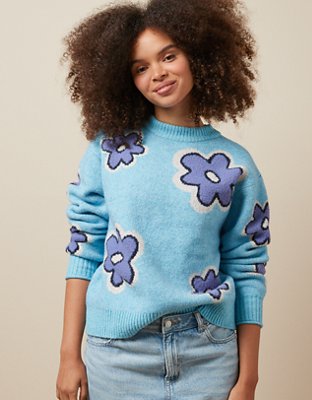 Floral sweater store