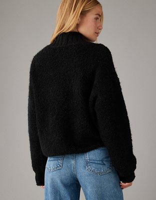 Женские свитеры American Eagle AE Bouclé Mock Neck Sweater — фото 2