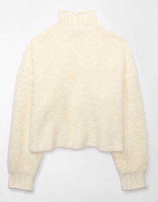 AE Bouclé Mock Neck Sweater