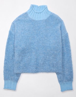 AE Bouclé Mock Neck Sweater