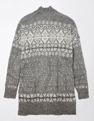 AE Oversized Fair Isle Cardigan