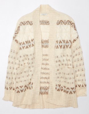 Женские кардиганы American Eagle AE Oversized Fair Isle Cardigan — фото 2
