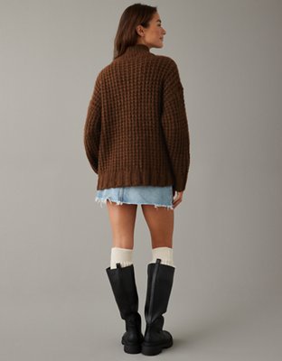 AE Oversized Cable-Knit Sweater