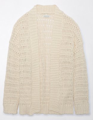 AE Crochet V-Neck Sweater