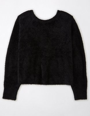 AE Cropped Sweater Knit Twist Tube Top