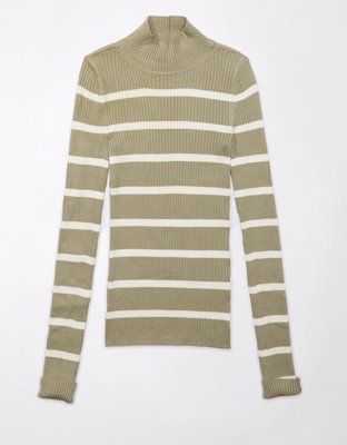 AE Ribbed Mock Neck Sweater