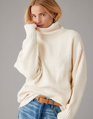 American eagle 2025 mock neck sweater