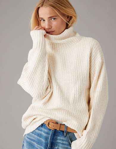 AE Whoa So Soft Mock Neck Sweater