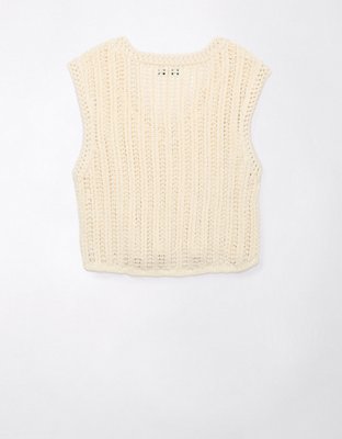 Женские жилеты American Eagle AE Crochet Vest — фото 4