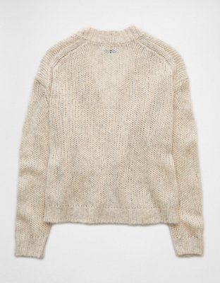 Женские кардиганы American Eagle AE Relaxed V-Neck Button-Up Cardigan — фото 4