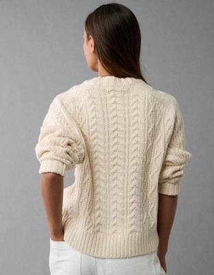 Женские свитеры American Eagle AE Cable-Knit Sweater — фото 2