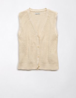 AE Button-Up Sweater Vest