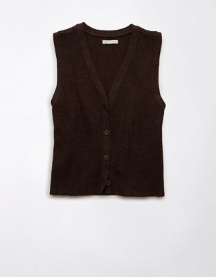 AE Button-Up Sweater Vest