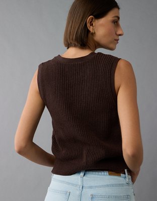 Женские свитеры American Eagle AE Button-Up Sweater Vest — фото 2