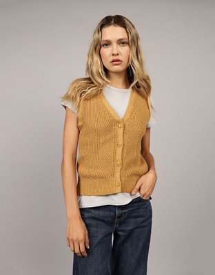 AE Button-Up Sweater Vest