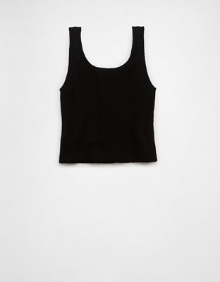 AE Cropped Sweater Tank Top