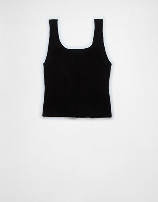 AE Cropped Sweater Tank Top