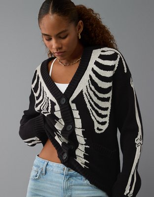 AE Cardigan de Esqueleto