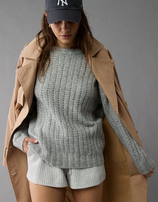 AE Oversized Crew Neck Sweater