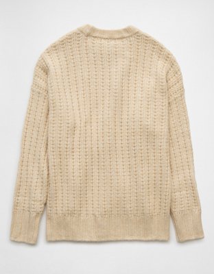 Женские свитеры American Eagle AE Oversized Crew Neck Sweater — фото 4