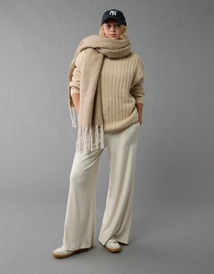 Женские свитеры American Eagle AE Oversized Crew Neck Sweater — фото 5