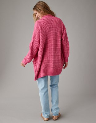 AE Whoa So Cozy Waffle Cardigan