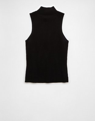 AE Mock Neck Sweater Tank Top