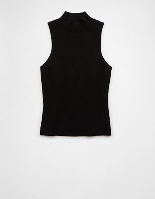 AE Mock Neck Sweater Tank Top