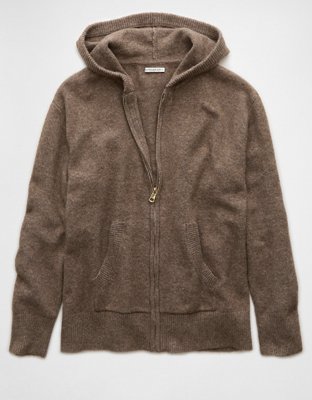 AE Oversized Zip Up Sweater Hoodie