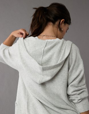 AE Oversized Zip Up Sweater Hoodie