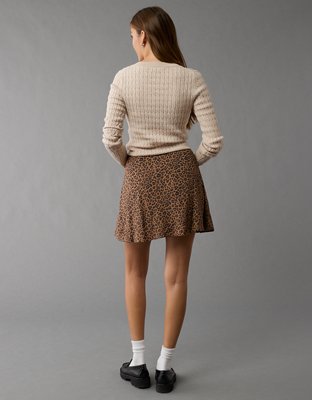 Женские свитеры American Eagle AE Fitted Cable Knit V-Neck Sweater — фото 2