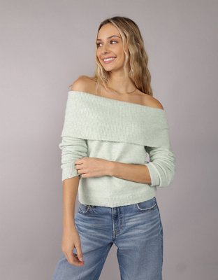 AE Whoa So Soft Off-The-Shoulder Sweater