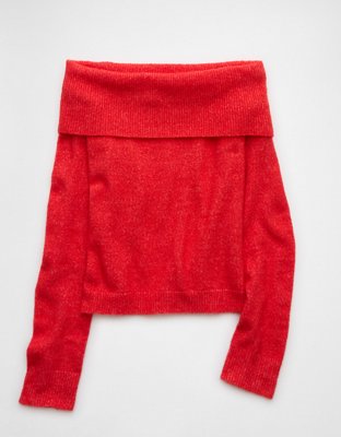 AE Whoa So Soft Off-The-Shoulder Sweater