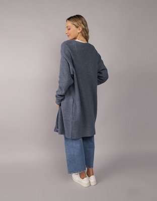 Женские кардиганы American Eagle AE Whoa So Soft Oversized Long Line Cardigan — фото 2