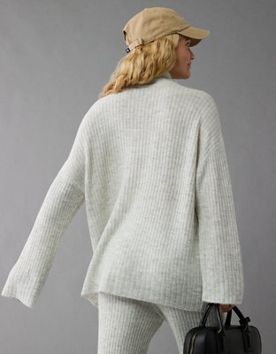 AE Oversized Quarter-Zip Sweater